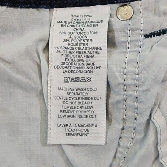 True Religion Jeans Men's 34 x 32 Blue Relaxed Denim Green Contrast Stitching - Picture 14 of 16